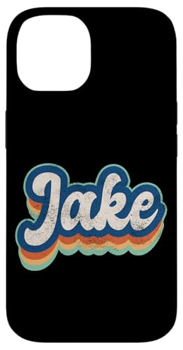 Jake Vorname Junge Vintage Stil 70er 80er Jahre Personalisiert Hülle für iPhone 14 Jake Vorname Junge Vintage Stil 70er 80er Jahre Personalisiert Hülle für iPhone 14 von Retro Groovy Name Fathers Day outfit For Men