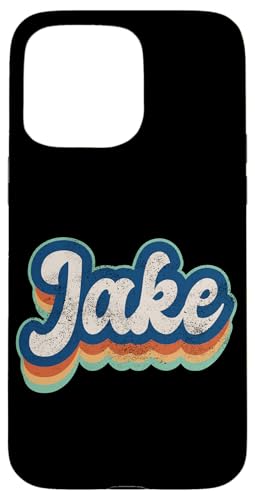 Jake Vorname Junge Vintage Stil 70er 80er Jahre Personalisiert Hülle für iPhone 15 Pro Max Jake Vorname Junge Vintage Stil 70er 80er Jahre Personalisiert Hülle für iPhone 15 Pro Max von Retro Groovy Name Fathers Day outfit For Men