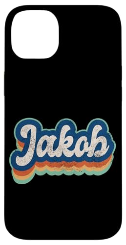 Jakob Vorname Boy Vintage Style 70er 80er personalisiert Hülle für iPhone 14 Plus Jakob Vorname Boy Vintage Style 70er 80er personalisiert Hülle für iPhone 14 Plus von Retro Groovy Name Fathers Day outfit For Men