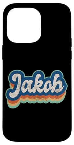 Jakob Vorname Boy Vintage Style 70er 80er personalisiert Hülle für iPhone 14 Pro Max Jakob Vorname Boy Vintage Style 70er 80er personalisiert Hülle für iPhone 14 Pro Max von Retro Groovy Name Fathers Day outfit For Men
