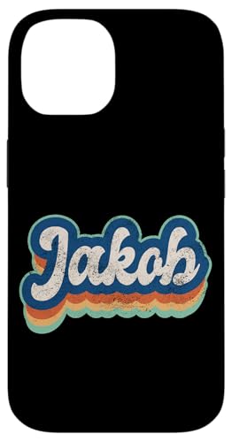 Jakob Vorname Boy Vintage Style 70er 80er personalisiert Hülle für iPhone 14 Jakob Vorname Boy Vintage Style 70er 80er personalisiert Hülle für iPhone 14 von Retro Groovy Name Fathers Day outfit For Men