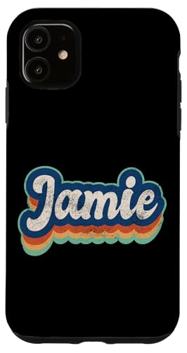 Jamie Vorname Boy Vintage Style 70er 80er Jahre Personalisiert Hülle für iPhone 11 Jamie Vorname Boy Vintage Style 70er 80er Jahre Personalisiert Hülle für iPhone 11 von Retro Groovy Name Fathers Day outfit For Men