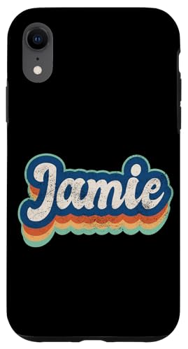 Jamie Vorname Boy Vintage Style 70er 80er Jahre Personalisiert Hülle für iPhone XR Jamie Vorname Boy Vintage Style 70er 80er Jahre Personalisiert Hülle für iPhone XR von Retro Groovy Name Fathers Day outfit For Men
