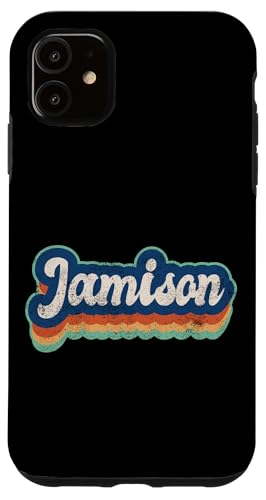 Jamison Vorname Boy Vintage Style 70er 80er Jahre Personalisiert Hülle für iPhone 11 Jamison Vorname Boy Vintage Style 70er 80er Jahre Personalisiert Hülle für iPhone 11 von Retro Groovy Name Fathers Day outfit For Men