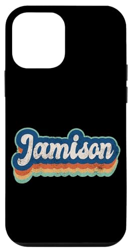 Jamison Vorname Boy Vintage Style 70er 80er Jahre Personalisiert Hülle für iPhone 12 mini Jamison Vorname Boy Vintage Style 70er 80er Jahre Personalisiert Hülle für iPhone 12 mini von Retro Groovy Name Fathers Day outfit For Men