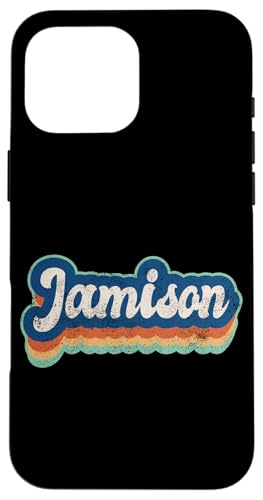 Jamison Vorname Boy Vintage Style 70er 80er Jahre Personalisiert Hülle für iPhone 16 Pro Max Jamison Vorname Boy Vintage Style 70er 80er Jahre Personalisiert Hülle für iPhone 16 Pro Max von Retro Groovy Name Fathers Day outfit For Men