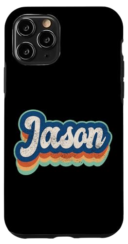 Jason Vorname Boy Vintage Style 70er 80er Jahre Personalisiert Hülle für iPhone 11 Pro Jason Vorname Boy Vintage Style 70er 80er Jahre Personalisiert Hülle für iPhone 11 Pro von Retro Groovy Name Fathers Day outfit For Men