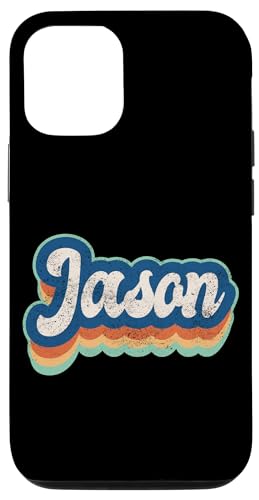 Jason Vorname Boy Vintage Style 70er 80er Jahre Personalisiert Hülle für iPhone 12/12 Pro Jason Vorname Boy Vintage Style 70er 80er Jahre Personalisiert Hülle für iPhone 12/12 Pro von Retro Groovy Name Fathers Day outfit For Men