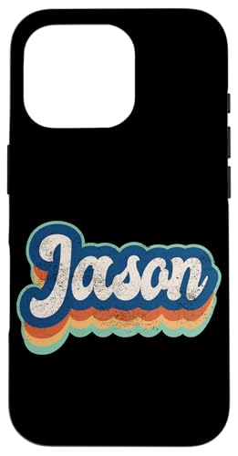 Jason Vorname Boy Vintage Style 70er 80er Jahre Personalisiert Hülle für iPhone 16 Pro Jason Vorname Boy Vintage Style 70er 80er Jahre Personalisiert Hülle für iPhone 16 Pro von Retro Groovy Name Fathers Day outfit For Men