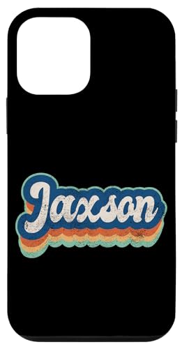 Jaxson Vorname Boy Vintage Style 70er 80er Jahre Personalisiert Hülle für iPhone 12 mini Jaxson Vorname Boy Vintage Style 70er 80er Jahre Personalisiert Hülle für iPhone 12 mini von Retro Groovy Name Fathers Day outfit For Men