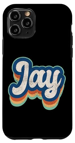 Jay Vorname Junge Vintage Stil 70er 80er Jahre Personalisiert Hülle für iPhone 11 Pro Jay Vorname Junge Vintage Stil 70er 80er Jahre Personalisiert Hülle für iPhone 11 Pro von Retro Groovy Name Fathers Day outfit For Men
