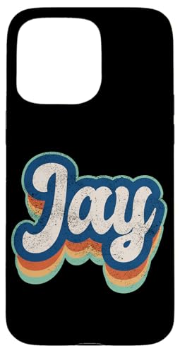Jay Vorname Junge Vintage Stil 70er 80er Jahre Personalisiert Hülle für iPhone 15 Pro Max Jay Vorname Junge Vintage Stil 70er 80er Jahre Personalisiert Hülle für iPhone 15 Pro Max von Retro Groovy Name Fathers Day outfit For Men