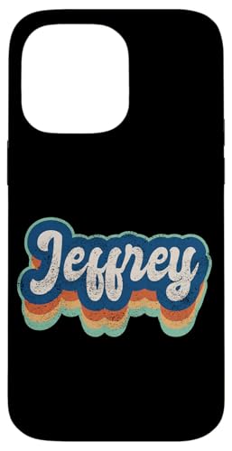 Jeffrey Vorname Junge Vintage Stil 70er 80er Jahre Personalisiert Hülle für iPhone 14 Pro Max Jeffrey Vorname Junge Vintage Stil 70er 80er Jahre Personalisiert Hülle für iPhone 14 Pro Max von Retro Groovy Name Fathers Day outfit For Men