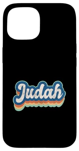 Judah Vorname Junge Vintage Stil 70er 80er Jahre Personalisiert Hülle für iPhone 15 Judah Vorname Junge Vintage Stil 70er 80er Jahre Personalisiert Hülle für iPhone 15 von Retro Groovy Name Fathers Day outfit For Men