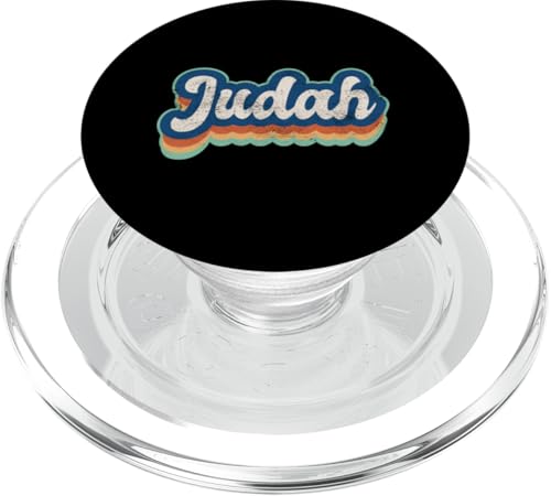 Judah Vorname Junge Vintage Stil 70er 80er Jahre Personalisiert PopSockets PopGrip für MagSafe Judah Vorname Junge Vintage Stil 70er 80er Jahre Personalisiert PopSockets PopGrip für MagSafe von Retro Groovy Name Fathers Day outfit For Men
