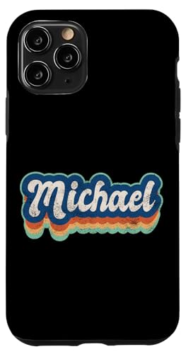 Michael Vorname Boy Vintage Style 70er 80er Jahre Personalisiert Hülle für iPhone 11 Pro Michael Vorname Boy Vintage Style 70er 80er Jahre Personalisiert Hülle für iPhone 11 Pro von Retro Groovy Name Fathers Day outfit For Men