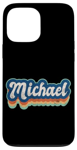 Michael Vorname Boy Vintage Style 70er 80er Jahre Personalisiert Hülle für iPhone 13 Pro Max Michael Vorname Boy Vintage Style 70er 80er Jahre Personalisiert Hülle für iPhone 13 Pro Max von Retro Groovy Name Fathers Day outfit For Men