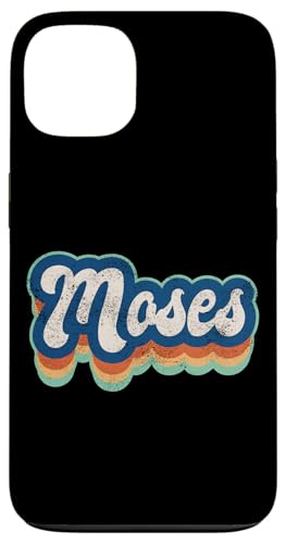 Moses Vorname Junge Vintage Stil 70er 80er Jahre Personalisiert Hülle für iPhone 13 Moses Vorname Junge Vintage Stil 70er 80er Jahre Personalisiert Hülle für iPhone 13 von Retro Groovy Name Fathers Day outfit For Men