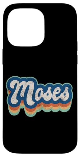 Moses Vorname Junge Vintage Stil 70er 80er Jahre Personalisiert Hülle für iPhone 14 Pro Max Moses Vorname Junge Vintage Stil 70er 80er Jahre Personalisiert Hülle für iPhone 14 Pro Max von Retro Groovy Name Fathers Day outfit For Men