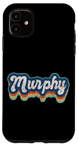 Murphy Vorname Junge Vintage Stil 70er 80er Jahre Personalisiert Hülle für iPhone 11 Murphy Vorname Junge Vintage Stil 70er 80er Jahre Personalisiert Hülle für iPhone 11 von Retro Groovy Name Fathers Day outfit For Men