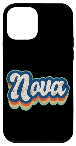 Nova Vorname Boy Vintage Style 70er 80er Jahre Personalisiert Hülle für iPhone 12 mini Nova Vorname Boy Vintage Style 70er 80er Jahre Personalisiert Hülle für iPhone 12 mini von Retro Groovy Name Fathers Day outfit For Men