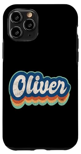 Oliver Vorname Boy Vintage Style 70er 80er Jahre Personalisiert Hülle für iPhone 11 Pro Oliver Vorname Boy Vintage Style 70er 80er Jahre Personalisiert Hülle für iPhone 11 Pro von Retro Groovy Name Fathers Day outfit For Men