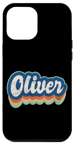 Oliver Vorname Boy Vintage Style 70er 80er Jahre Personalisiert Hülle für iPhone 12 Pro Max Oliver Vorname Boy Vintage Style 70er 80er Jahre Personalisiert Hülle für iPhone 12 Pro Max von Retro Groovy Name Fathers Day outfit For Men
