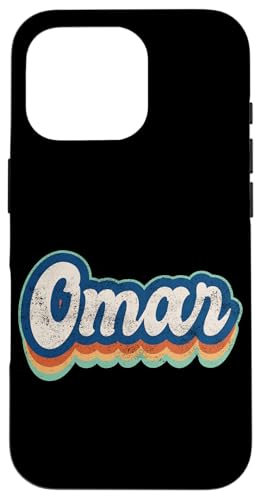 Omar Vorname Junge Vintage Stil 70er 80er Jahre Personalisiert Hülle für iPhone 16 Pro Omar Vorname Junge Vintage Stil 70er 80er Jahre Personalisiert Hülle für iPhone 16 Pro von Retro Groovy Name Fathers Day outfit For Men
