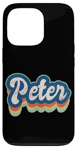 Peter Vorname Boy Vintage Style 70er 80er Jahre Personalisiert Hülle für iPhone 13 Pro Peter Vorname Boy Vintage Style 70er 80er Jahre Personalisiert Hülle für iPhone 13 Pro von Retro Groovy Name Fathers Day outfit For Men