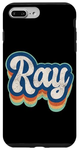 Ray Vorname Boy Vintage Style 70er 80er Jahre Personalisiert Hülle für iPhone 7 Plus/8 Plus von Retro Groovy Name Fathers Day outfit For Men