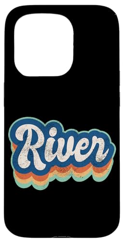 River Vorname Junge Vintage Stil 70er 80er Jahre Personalisiert Hülle für iPhone 15 Pro River Vorname Junge Vintage Stil 70er 80er Jahre Personalisiert Hülle für iPhone 15 Pro von Retro Groovy Name Fathers Day outfit For Men
