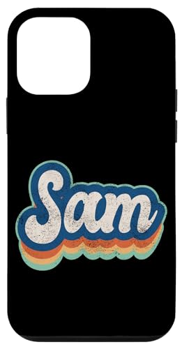 Sam Vorname Boy Vintage Style 70er 80er Jahre Personalisiert Hülle für iPhone 12 mini Sam Vorname Boy Vintage Style 70er 80er Jahre Personalisiert Hülle für iPhone 12 mini von Retro Groovy Name Fathers Day outfit For Men