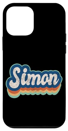 Simon Vorname Boy Vintage Style 70er 80er Jahre Personalisiert Hülle für iPhone 12 mini Simon Vorname Boy Vintage Style 70er 80er Jahre Personalisiert Hülle für iPhone 12 mini von Retro Groovy Name Fathers Day outfit For Men