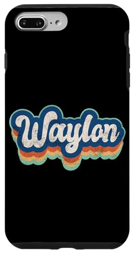 Waylon Vorname Boy Vintage Style 70er 80er Jahre Personalisiert Hülle für iPhone 7 Plus/8 Plus Waylon Vorname Boy Vintage Style 70er 80er Jahre Personalisiert Hülle für iPhone 7 Plus/8 Plus von Retro Groovy Name Fathers Day outfit For Men