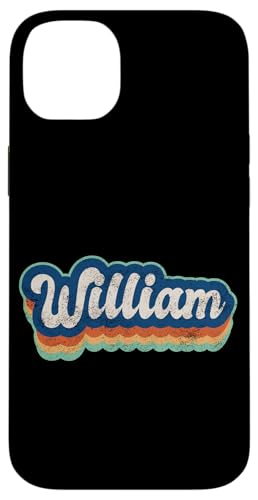 William Vorname Boy Vintage Style 70er 80er Jahre Personalisiert Hülle für iPhone 14 Plus William Vorname Boy Vintage Style 70er 80er Jahre Personalisiert Hülle für iPhone 14 Plus von Retro Groovy Name Fathers Day outfit For Men