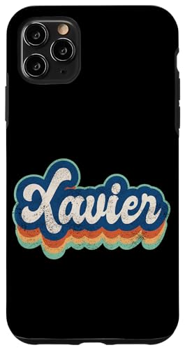 Xavier Vorname Junge Vintage Stil 70er 80er Jahre Personalisiert Hülle für iPhone 11 Pro Max Xavier Vorname Junge Vintage Stil 70er 80er Jahre Personalisiert Hülle für iPhone 11 Pro Max von Retro Groovy Name Fathers Day outfit For Men