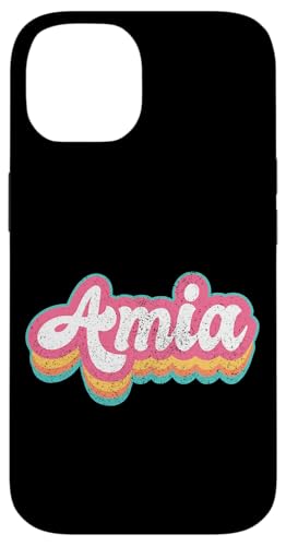 Amia Vorname Mädchen Vintage 70er 80er Jahre Personalisiert Hülle für iPhone 14 Amia Vorname Mädchen Vintage 70er 80er Jahre Personalisiert Hülle für iPhone 14 von Retro Groovy Name Mothers Day outfit For Women