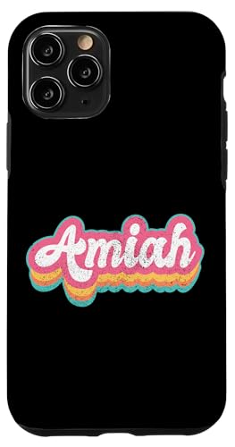 Amiah Vorname Mädchen Vintage 70er 80er Jahre Personalisiert Hülle für iPhone 11 Pro Amiah Vorname Mädchen Vintage 70er 80er Jahre Personalisiert Hülle für iPhone 11 Pro von Retro Groovy Name Mothers Day outfit For Women
