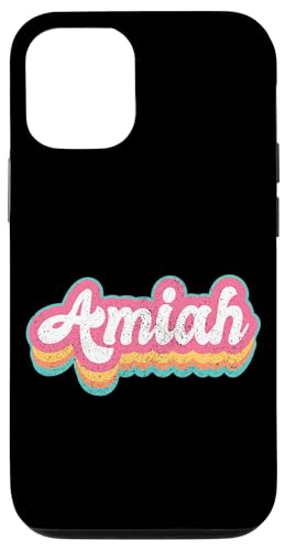 Amiah Vorname Mädchen Vintage 70er 80er Jahre Personalisiert Hülle für iPhone 12/12 Pro Amiah Vorname Mädchen Vintage 70er 80er Jahre Personalisiert Hülle für iPhone 12/12 Pro von Retro Groovy Name Mothers Day outfit For Women