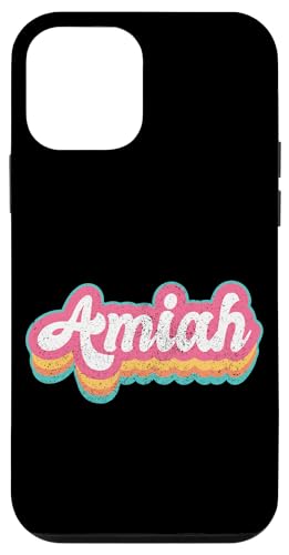 Amiah Vorname Mädchen Vintage 70er 80er Jahre Personalisiert Hülle für iPhone 12 mini Amiah Vorname Mädchen Vintage 70er 80er Jahre Personalisiert Hülle für iPhone 12 mini von Retro Groovy Name Mothers Day outfit For Women