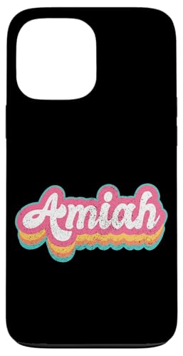 Amiah Vorname Mädchen Vintage 70er 80er Jahre Personalisiert Hülle für iPhone 13 Pro Max Amiah Vorname Mädchen Vintage 70er 80er Jahre Personalisiert Hülle für iPhone 13 Pro Max von Retro Groovy Name Mothers Day outfit For Women