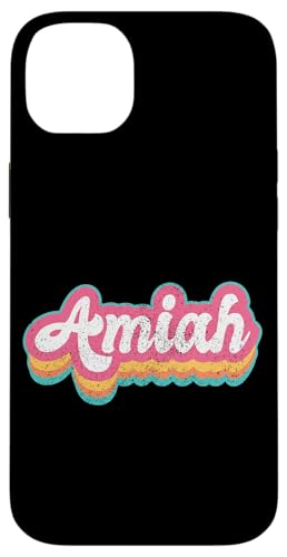 Amiah Vorname Mädchen Vintage 70er 80er Jahre Personalisiert Hülle für iPhone 14 Plus Amiah Vorname Mädchen Vintage 70er 80er Jahre Personalisiert Hülle für iPhone 14 Plus von Retro Groovy Name Mothers Day outfit For Women