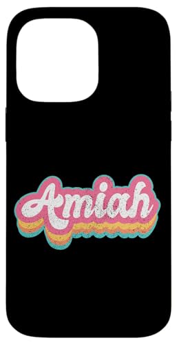 Amiah Vorname Mädchen Vintage 70er 80er Jahre Personalisiert Hülle für iPhone 14 Pro Max Amiah Vorname Mädchen Vintage 70er 80er Jahre Personalisiert Hülle für iPhone 14 Pro Max von Retro Groovy Name Mothers Day outfit For Women