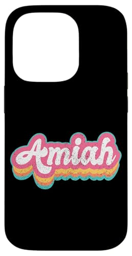 Amiah Vorname Mädchen Vintage 70er 80er Jahre Personalisiert Hülle für iPhone 14 Pro Amiah Vorname Mädchen Vintage 70er 80er Jahre Personalisiert Hülle für iPhone 14 Pro von Retro Groovy Name Mothers Day outfit For Women