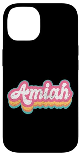 Amiah Vorname Mädchen Vintage 70er 80er Jahre Personalisiert Hülle für iPhone 14 Amiah Vorname Mädchen Vintage 70er 80er Jahre Personalisiert Hülle für iPhone 14 von Retro Groovy Name Mothers Day outfit For Women
