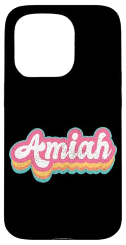 Amiah Vorname Mädchen Vintage 70er 80er Jahre Personalisiert Hülle für iPhone 15 Pro Amiah Vorname Mädchen Vintage 70er 80er Jahre Personalisiert Hülle für iPhone 15 Pro von Retro Groovy Name Mothers Day outfit For Women