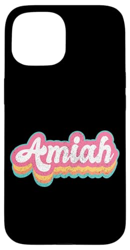 Amiah Vorname Mädchen Vintage 70er 80er Jahre Personalisiert Hülle für iPhone 15 Amiah Vorname Mädchen Vintage 70er 80er Jahre Personalisiert Hülle für iPhone 15 von Retro Groovy Name Mothers Day outfit For Women