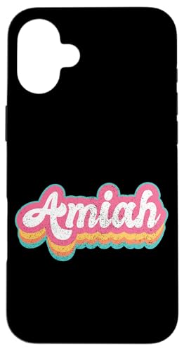 Amiah Vorname Mädchen Vintage 70er 80er Jahre Personalisiert Hülle für iPhone 16 Plus Amiah Vorname Mädchen Vintage 70er 80er Jahre Personalisiert Hülle für iPhone 16 Plus von Retro Groovy Name Mothers Day outfit For Women