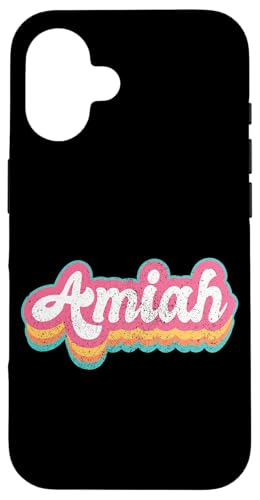 Amiah Vorname Mädchen Vintage 70er 80er Jahre Personalisiert Hülle für iPhone 16 Amiah Vorname Mädchen Vintage 70er 80er Jahre Personalisiert Hülle für iPhone 16 von Retro Groovy Name Mothers Day outfit For Women