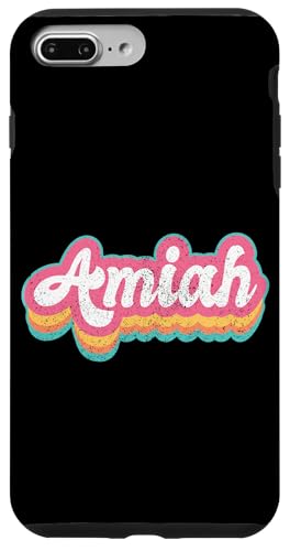 Amiah Vorname Mädchen Vintage 70er 80er Jahre Personalisiert Hülle für iPhone 7 Plus/8 Plus Amiah Vorname Mädchen Vintage 70er 80er Jahre Personalisiert Hülle für iPhone 7 Plus/8 Plus von Retro Groovy Name Mothers Day outfit For Women